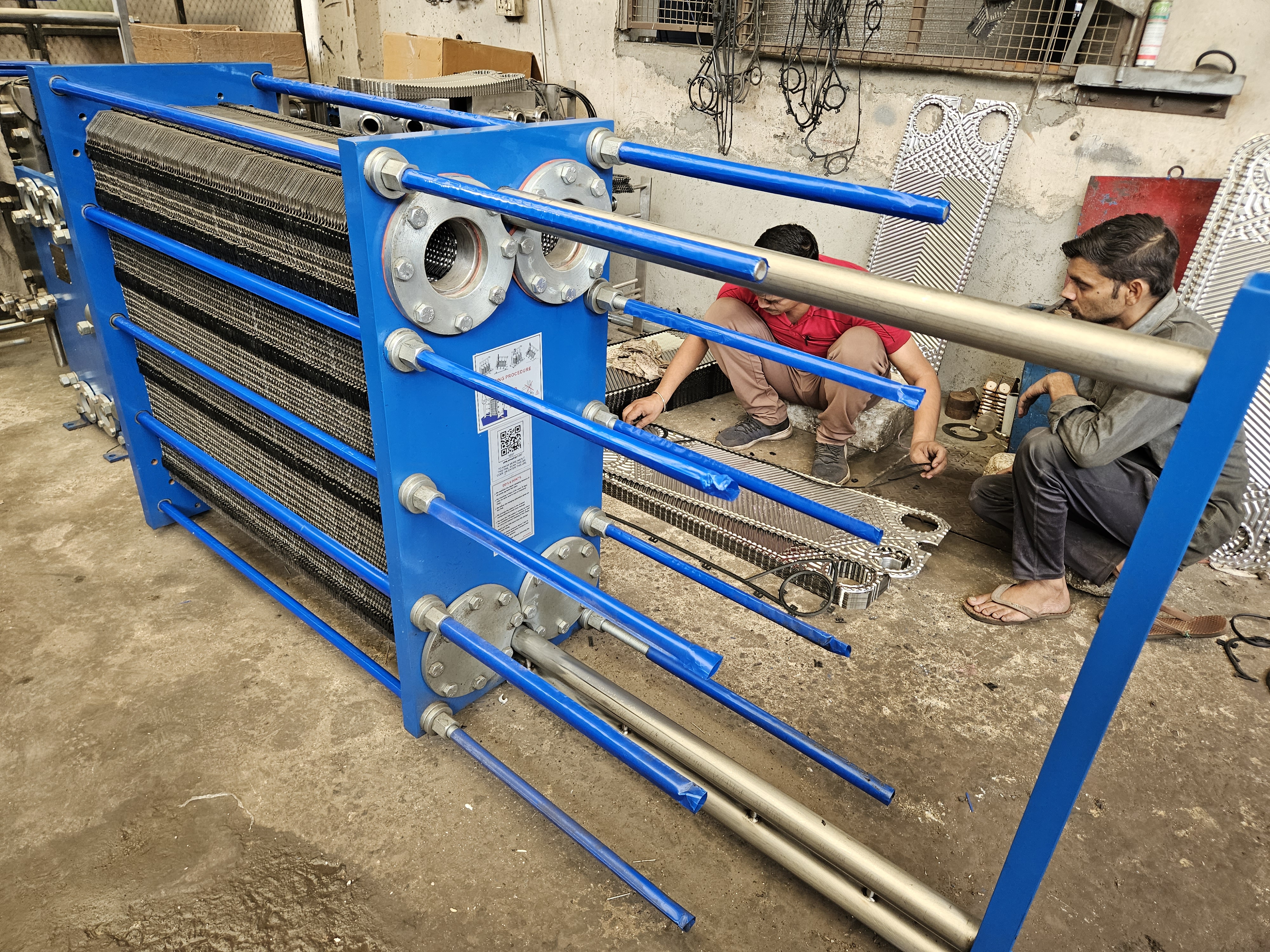 Plate heat exchanger assembly at PHE-INDIA™