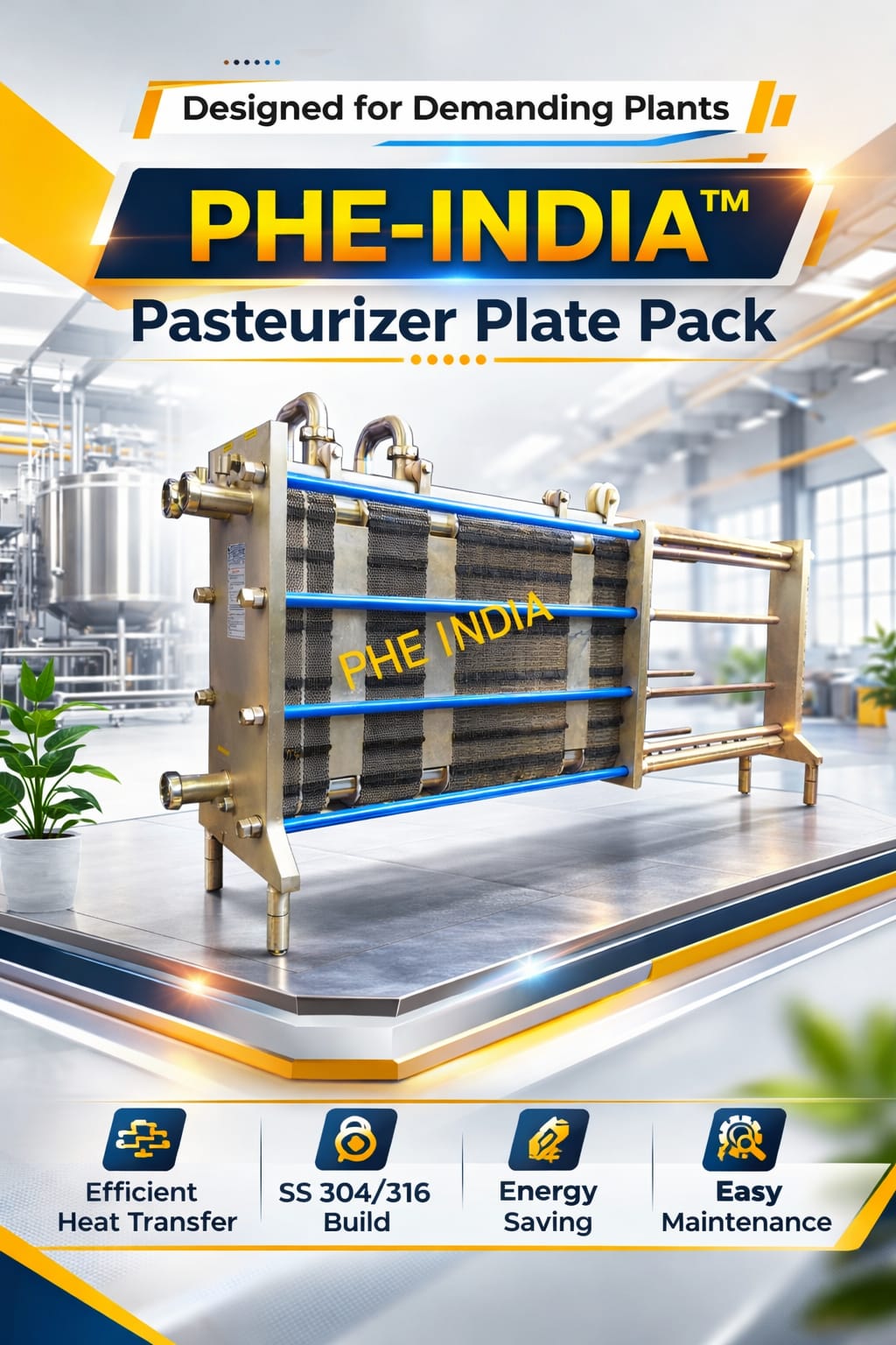 PHE-INDIA plate heat exchanger manufacturing and production facility photo 7