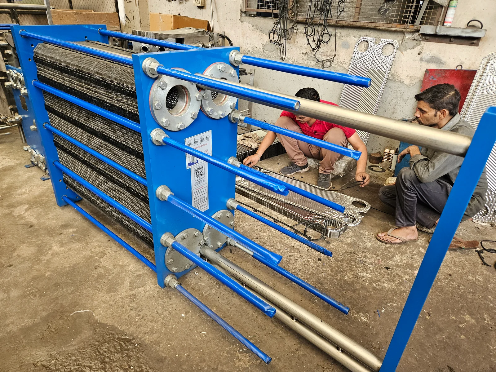 Plate heat exchanger assembly at PHE-INDIA™
