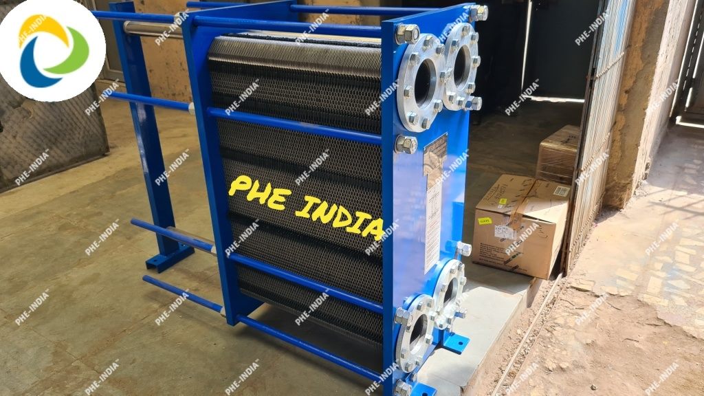 Compact industrial plate heat exchanger
